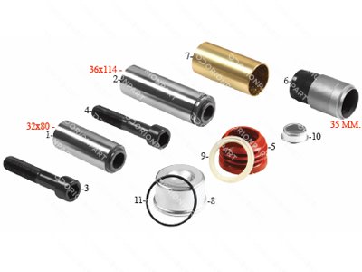 CALIPER PIN REPAIR KIT