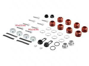 CALIPER DUST RUBBER AND PIN SET