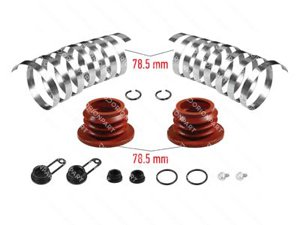 CALIPER DUST RUBBER SET
