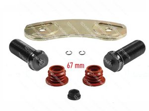 CALIPER PLATE &amp; BOLT SET