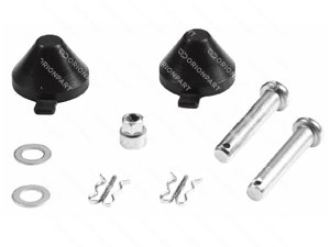 CALIPER BRAKE PAD RETAINER &amp; MECHANISM ADAPTER KIT