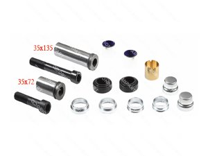 CALIPER DUST RUBBER AND PIN SET