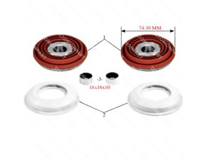 CALIPER TAPPET &amp; BOOT SET 74 MM