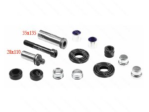 
 - CALIPER DUST RUBBER AND PIN SET 