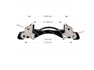 BRAKE CALIPER CARRIER LEFT
