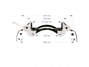 BRAKE CALIPER CARRIER LEFT