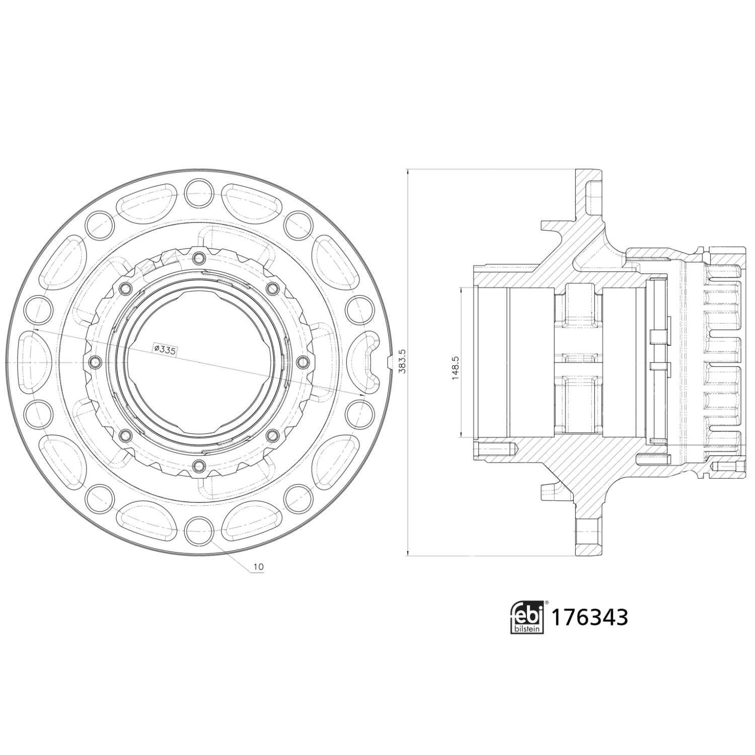 H 25 595 – Yağ filtresi –  MANN FILTER