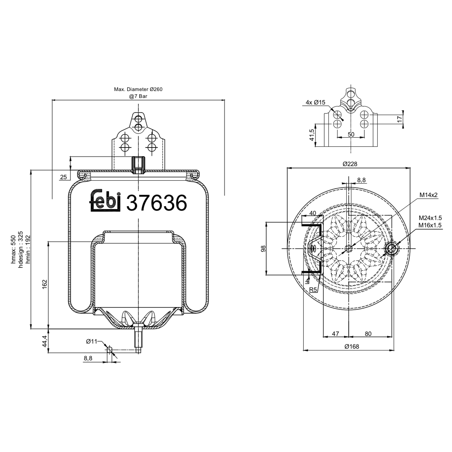 Üst Ölçülü Piston Hava presi için –  FEBI BILSTEIN