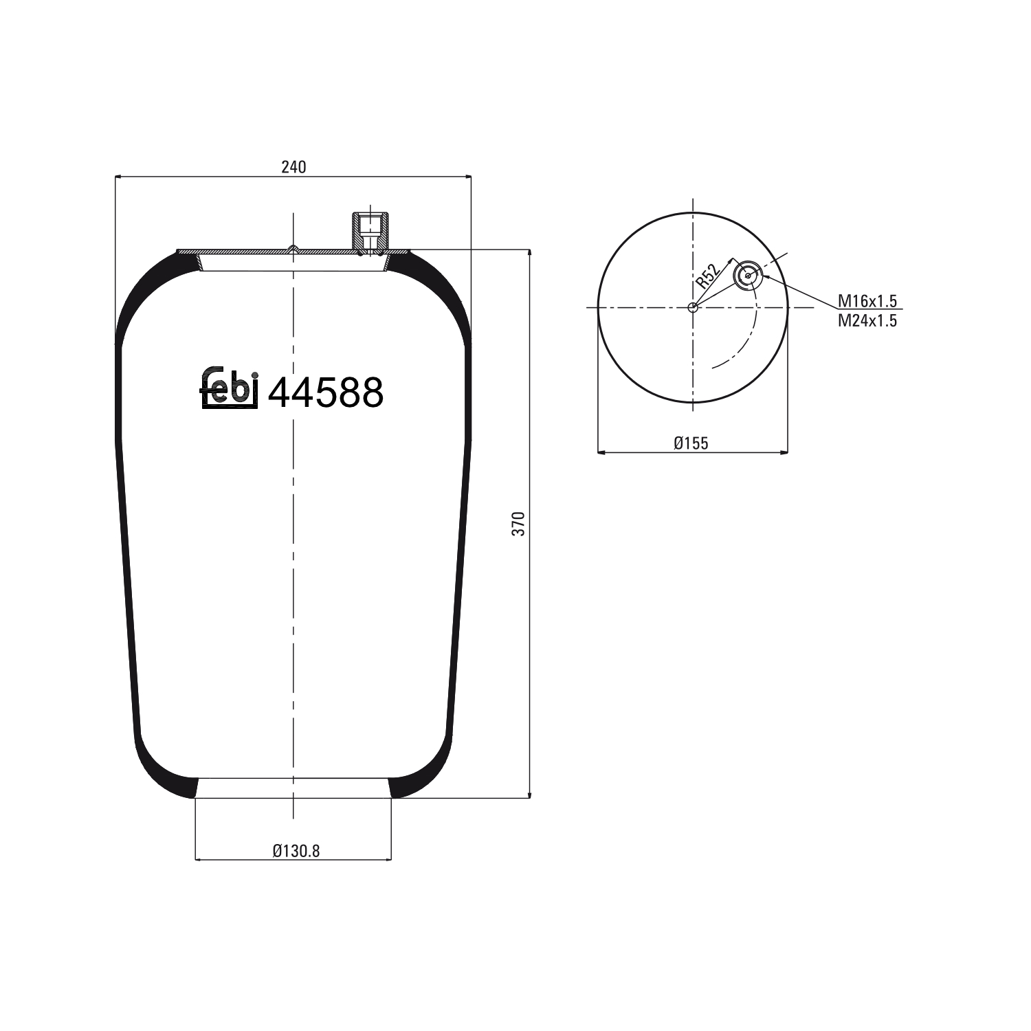 Hava filtresi  –  FEBI BILSTEIN